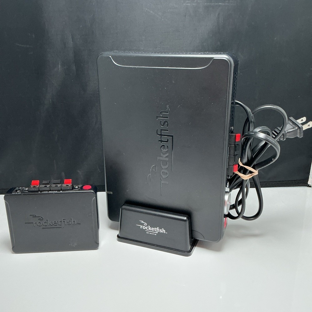 Rocket fish-RF-WHT1B-A Receiver & Sender Universal Wireless Rear Speaker Kit